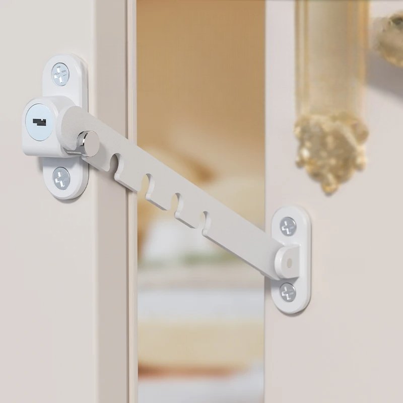 Bloque porte pour bébé - ChildSafetyLockStopper™ - Blanc - lamaisondebebe