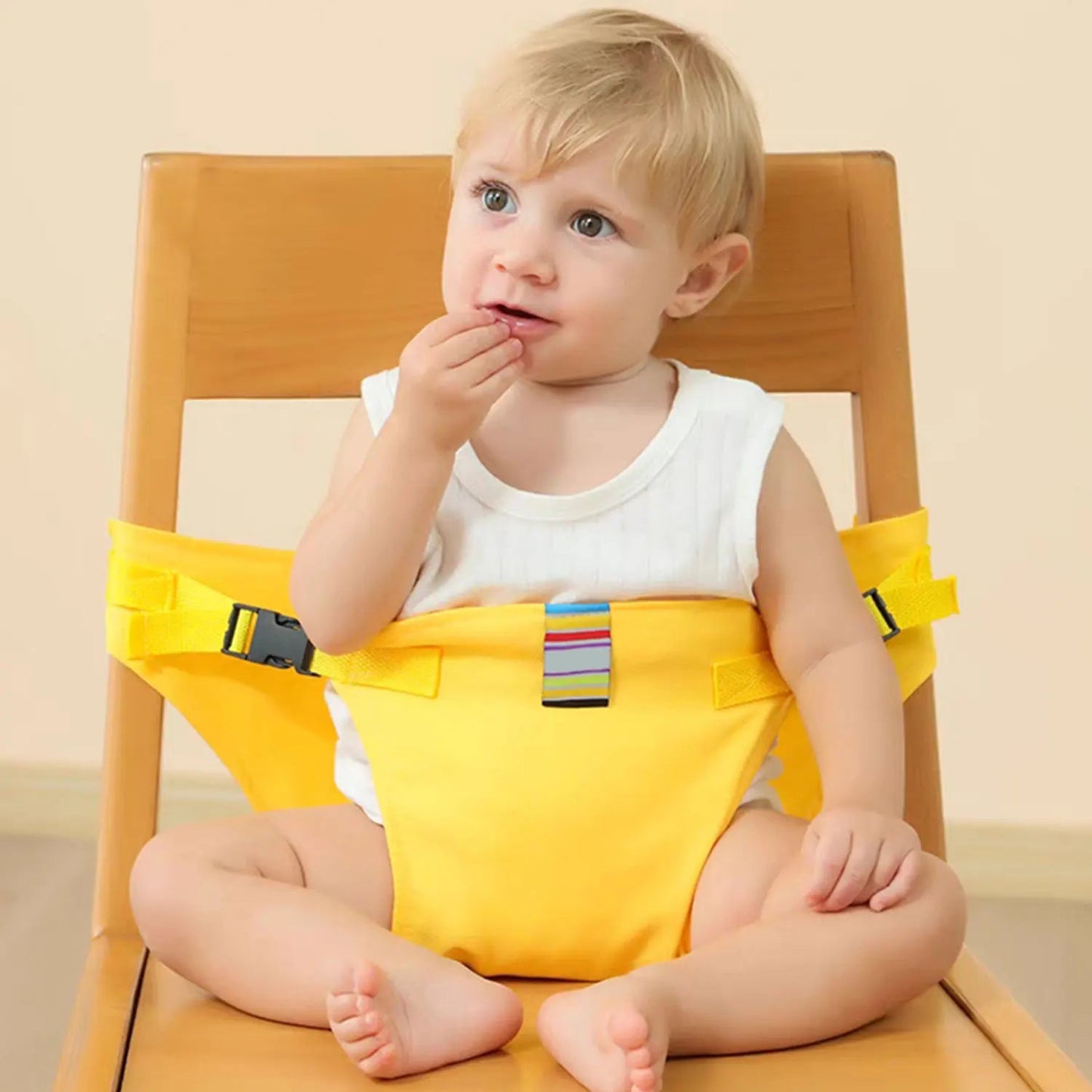 Harnais Chaise Haute - BabySecure™ - Jaune - lamaisondebebe