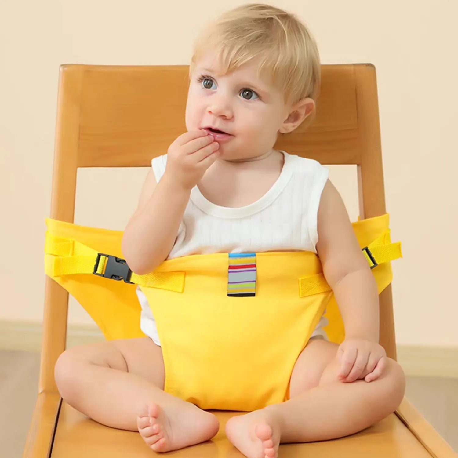 Harnais Chaise Haute - BabySecure™ - Jaune - lamaisondebebe