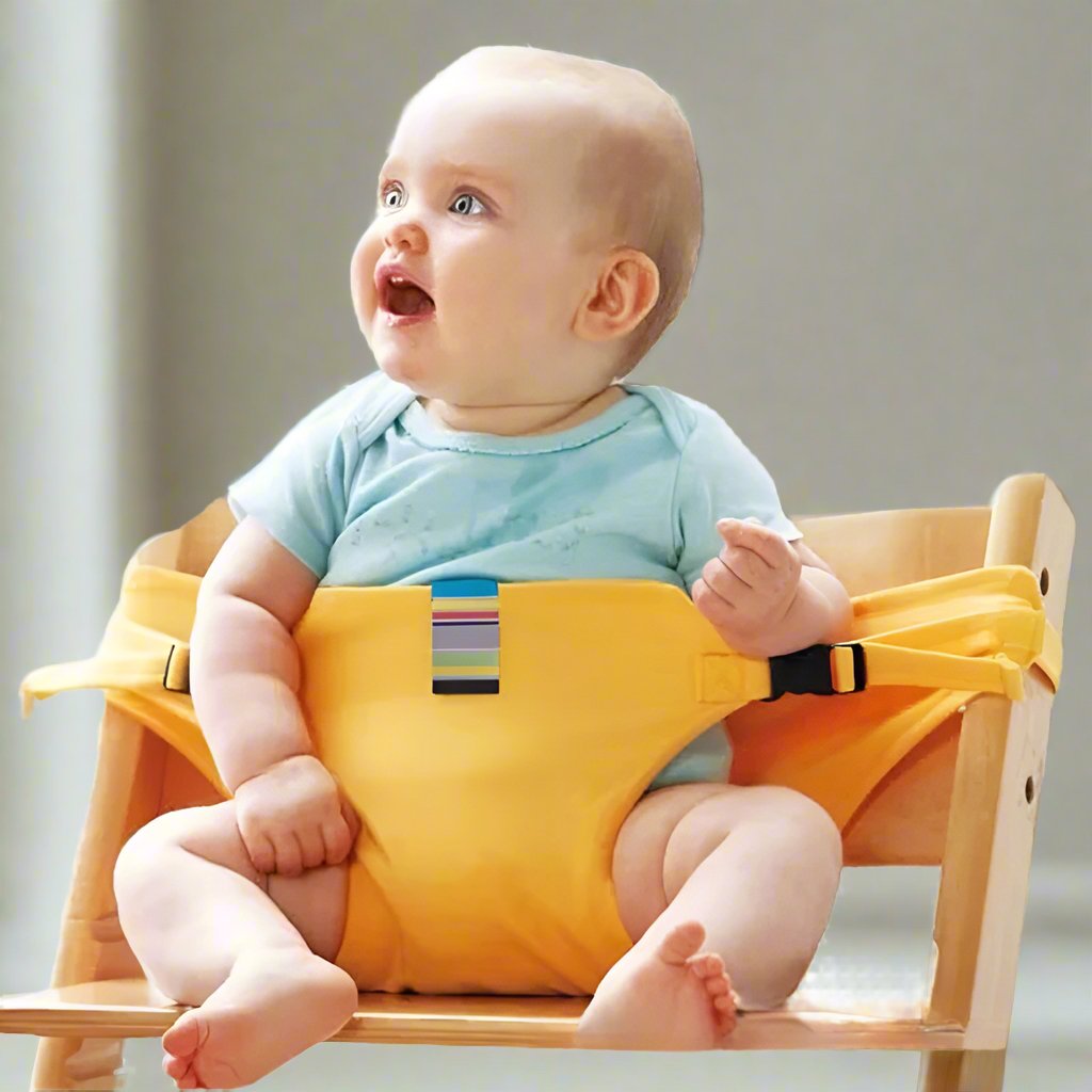 Harnais Chaise Haute - BabySecure™ - Jaune - lamaisondebebe