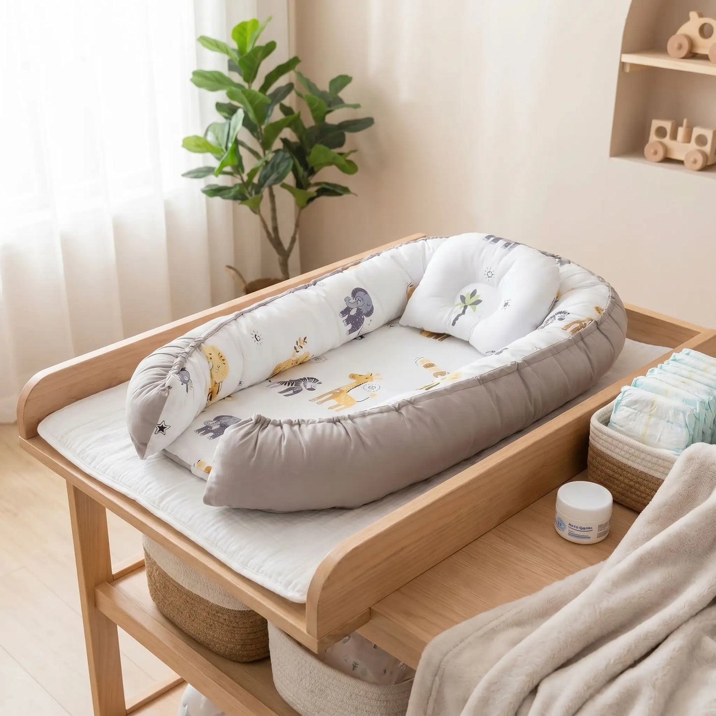 reducteur de lit pour bebe pratique coton cocooning