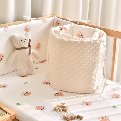 tour-de-lit-pour-bebe-rose-ourson Doux-Rêves