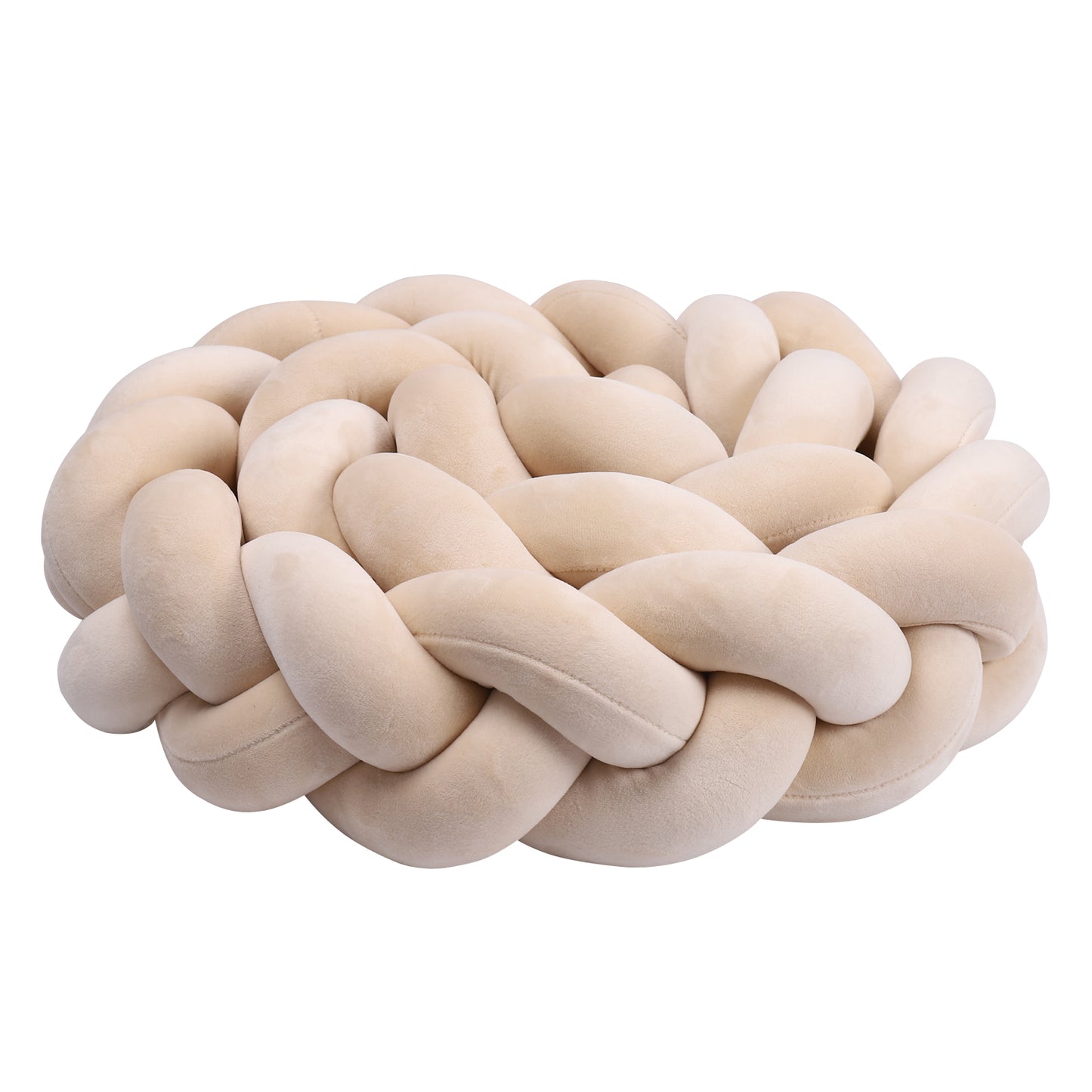 tresse de lit bebe noeud beige cocon securise