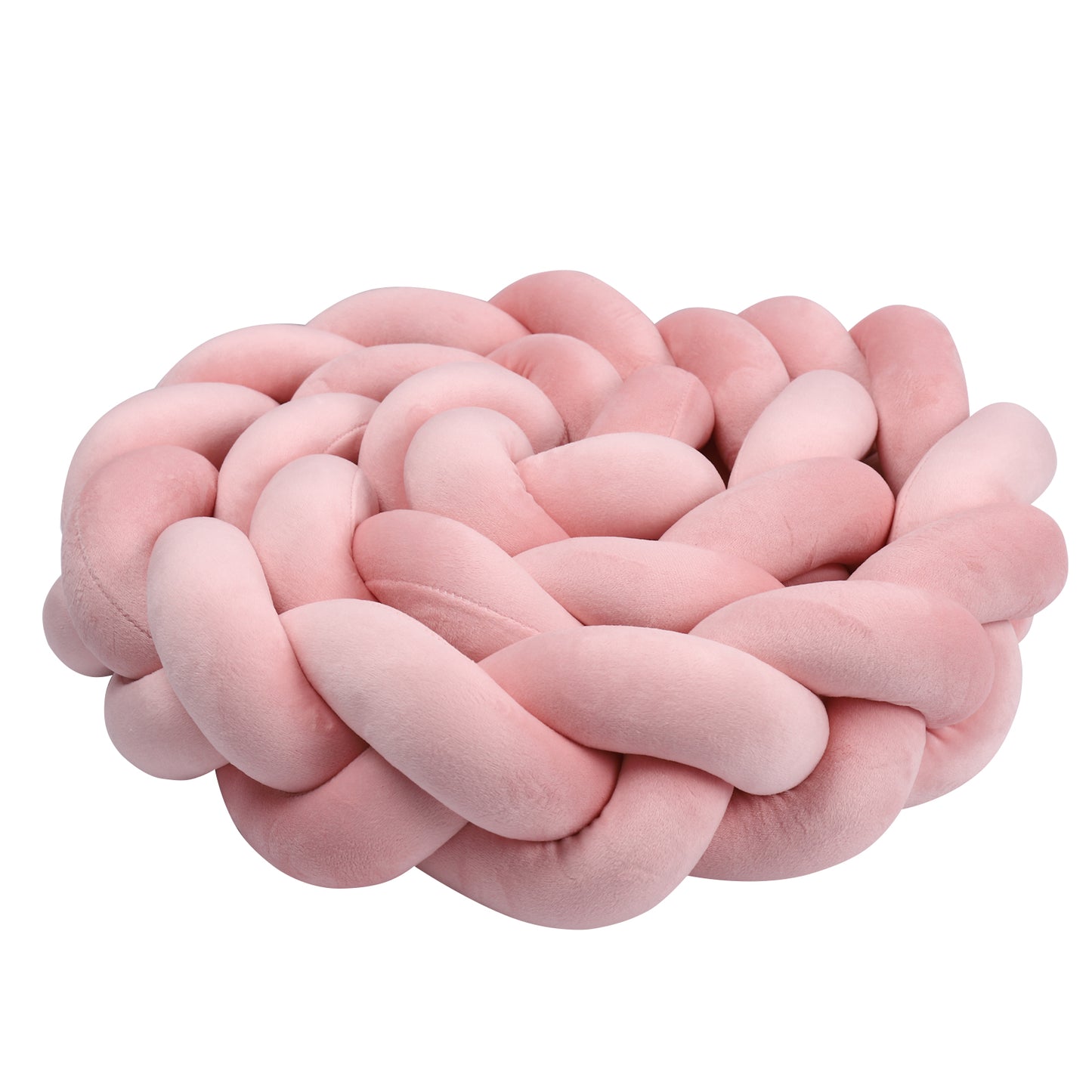 tresse de lit bebe noeud rose cocon securise